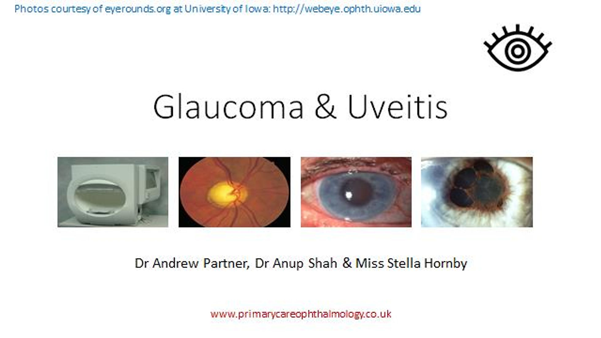 Glaucoma & Uveitis in Primary Care